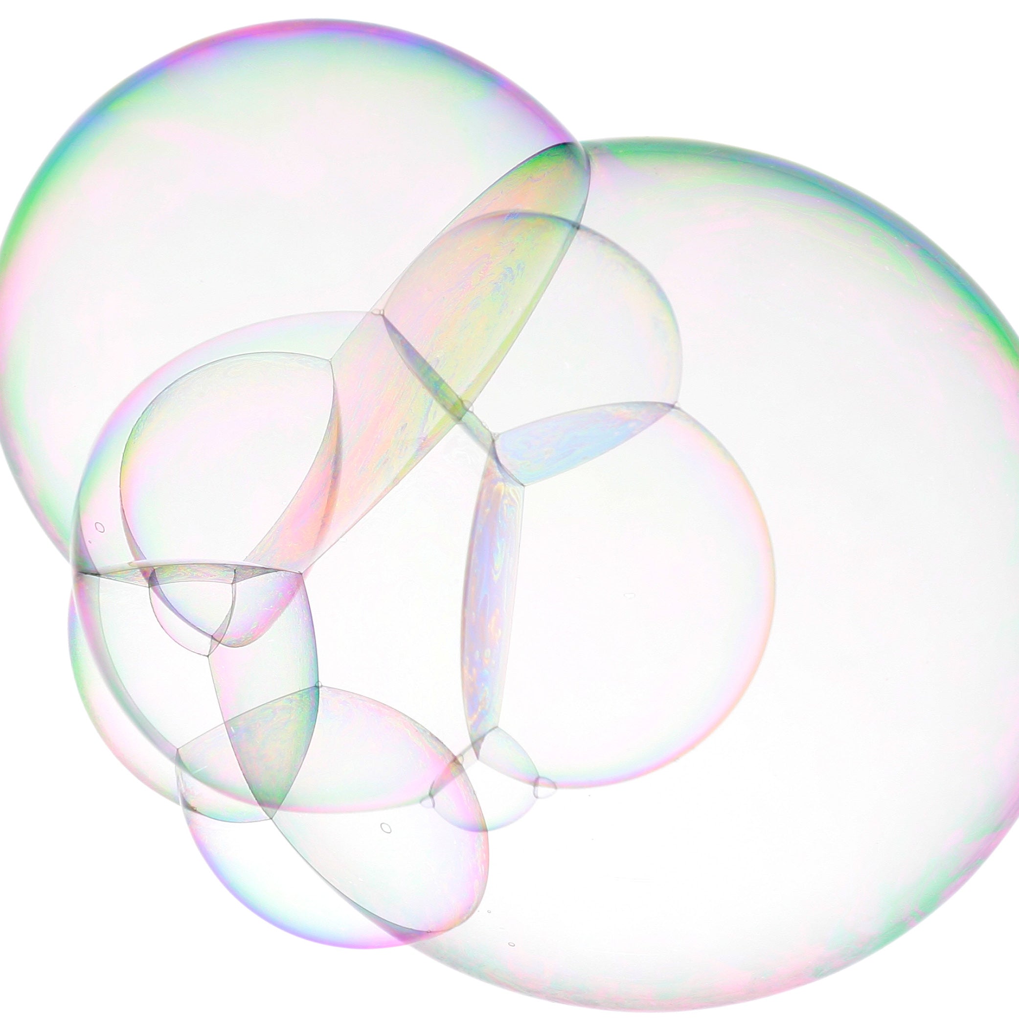 Bubbles of a skincare ingredient