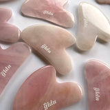 Here lies the magic. As the gua sha moves over the face in broad strokes it kick-starts the lymph system to flush out toxins, stimulates blood flow and collagen, and works deep into muscles to unknot tension.