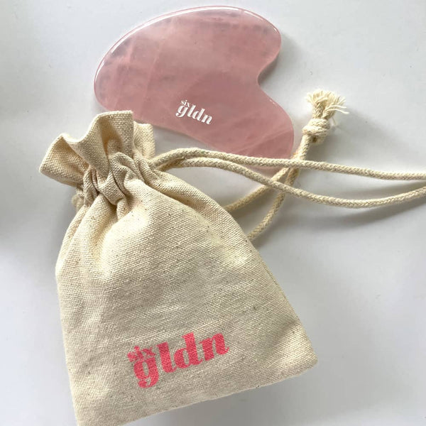 Here lies the magic. As the gua sha moves over the face in broad strokes it kick-starts the lymph system to flush out toxins, stimulates blood flow and collagen, and works deep into muscles to unknot tension.